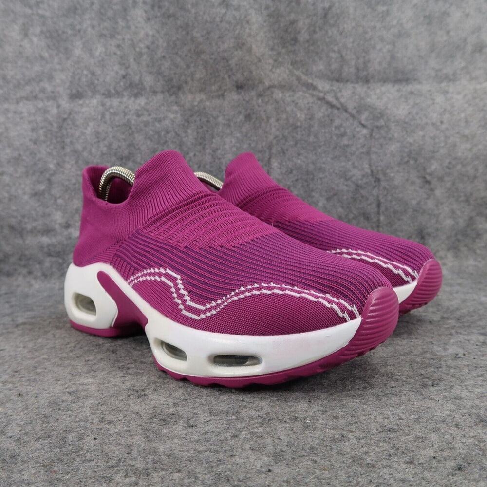 Yhoon Shoes Womens 10 Sneakers Walking Comfort Knit Slip On Casual Air Cushion